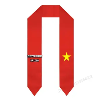 Vlastní Název Nebo Logo Vietnam Flag Maturitní Ukradl Křídla Mezinárodní Studie v Zahraničí Třídy 2023 Šál