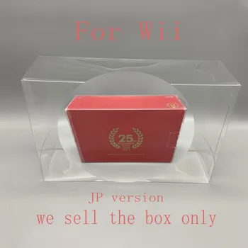 Transparentní Box Protector Pro M a ri o 25. Výročí Sbírat Krabice Pro Nintendo WII Hry Shell Jasné, vitríny