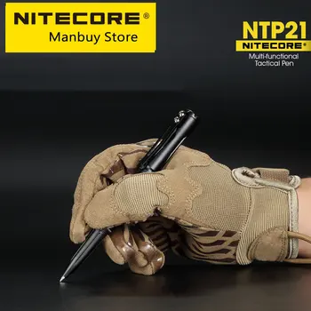 NITECORE NTP21 Hliníkové Slitiny Multifunkční Přenosné EDC Taktické Pero Nouzové Sklo Rozbít Psaní Přežít Self-Defense