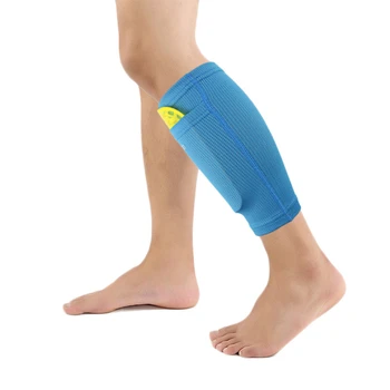 1 Pár Fotbalové Chrániče S Pocket Praktické Nohu Rukávy Podpory Pro Dospělé Ponožky Nylon Jednobarevné Shin Protector Vybavení Na Fotbal