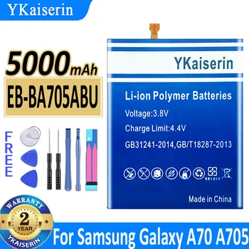 YKaiserin originální Baterie EB-BA705ABU Pro Samsung Galaxy A70 A705 SM-A705 Dobíjecí Baterie Telefonu Baterie 5000mAh