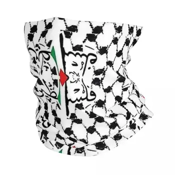 Palestina arabská Palestinská Vlajka Šátek na Krk Kamaše Tištěné Kukly Zábal Šátek Teplé pokrývky hlavy Rybaření pro Muže Dospělý Zima