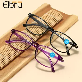 Elbru Fahion HD Anti Modré Světlo Brýle na Čtení Ženy Muži Nové Ultralehké Presbyopickém Brýle Unisex Dalekozrakosti Brýle 0 Až+400
