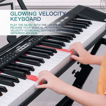 elektronické piano 61 klíč, hudba syntetizovat řadič klávesnice profesionální hudební nástroj organizátoři piano hudební klávesnice