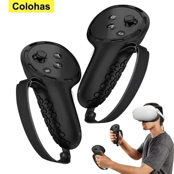 Rukojeť Ochranný Kryt pro Meta Quest 3 VR Příslušenství Regulátor Plné Protector Silikonové Pouzdro pro Quest 3 VR Headset