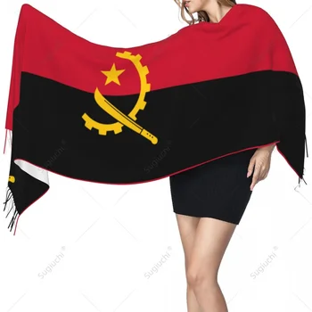 Angola Angolské Vlajky Šátek Teplé Šály Pašmínu Šátek Zábal Hidžáb Jaře Zimní Multifunkční Unisex