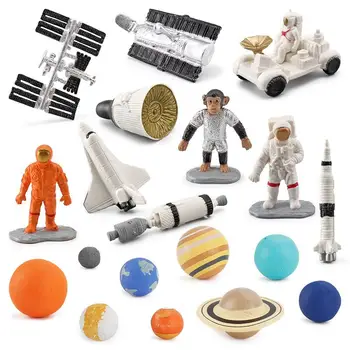 Solární Systém Hračky Pro Děti 19pcs Sluneční Soustavy Planet, Hračky Pro Děti, pro Dospělé 3D Solar System Ozdoby Pro Raketa, Astronaut