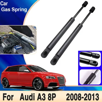 Auto Motor Hydraulické Tyč Pro Audi A3 8P Doplňky 2008~2013 2011 Přední Kapotu Podpůrné Vzpěry na Jaře Šok Bary Auto Příslušenství