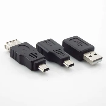 USB 2.0 Samice Samec Na Mini B 5-Pin, Samice/Samec Konektor pro Adaptér Převodník plug Pro Typ-B Jack Splitter PC Telefon OTG