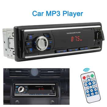 12V 1 Din Modré Podsvícení Auto MP3 Přehrávač FM TF AUX USB BT Podpora Autoradio Auto Příslušenství Rádiové Audio