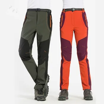 Venkovní taktické storm kalhoty s fleece nepromokavé a studené kalhoty horolezectví rybářské kalhoty cyklistické kalhoty trekking camp