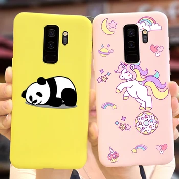 Pro Samsung Galaxy S9 Plus Case Roztomilý Panda Kreslený Obal Měkké Silikonové Telefon Pouzdro Pro Samsung S9 S9+ GalaxyS9 Fundas Capa Nárazník