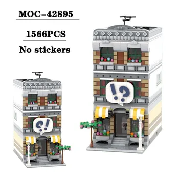 Stavební Blok MOC-42895 Modulární Obchodě Byt Model 1566PCS Dospělé a Děti, Narozeniny, Vánoční Hračky, Dárek, Dekorace