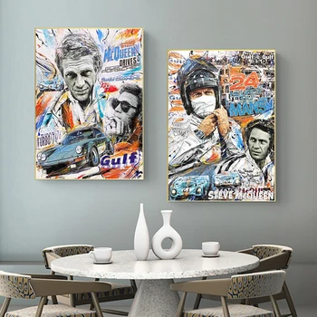24 Hodin Le Mans Retro Plakát Michael Delaney Vytiskne Na Malířské Plátno Umění Zdi Obraz Pro Obývací Pokoj Domácí Dekor Mural