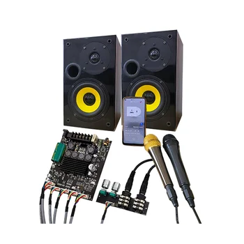 ZK-AM100F Vést Typ KTV Mikrofon, Audio Systém 2.1 Kanálový Bluetooth Zesilovač Deska 50+50+100W