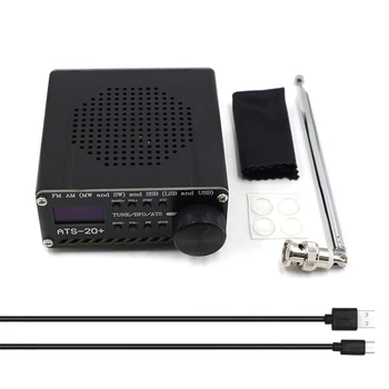 ATS-20+ Plus SI4732 Všechny Kapely, Rádio Přijímač DSP SDR Přijímač FM, AM(MW A SW)SSB (LSB A USB)