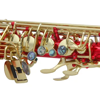 9 Ks/Set Saxofon Prst Tlačítka Dechové Hudební Nástroje, Příslušenství, Přírodní Abalone Shell Klíč pro Alto Tenor Saxofon