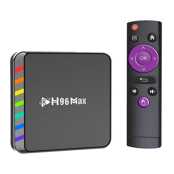 H96max W2 Smart TV Smart TV Box Dálkové Ovládání Plastový Box Android 11 S905W2 2GB 16GB WIFI6 4K AV1 H96max