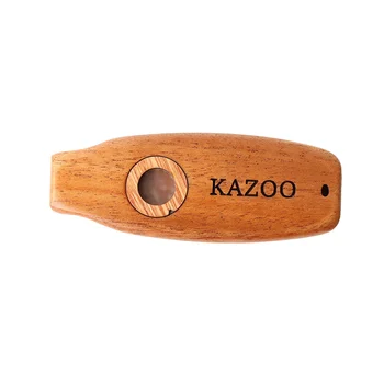 Kazoo Flétna Dřevěná Kazoo Nástroje, Kytaru, Ukulele Doprovod Patry Hudební Nástroj pro Děti, Začátečníky,Styl C