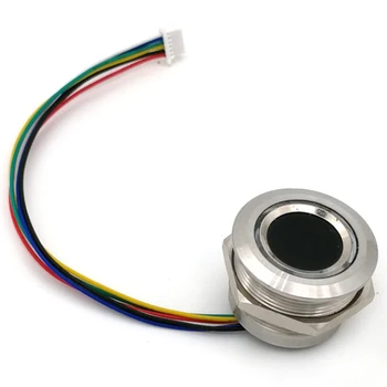 R503 Kruhové Kolo-Barva Ring Indikátor Ovládání LED DC3.3V MX1.0-6Pin Kapacitní Snímač Otisků prstů Modul Skeneru