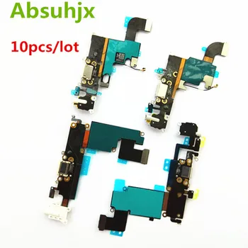 Absuhjx 10ks Nabíjecí Port Flex Kabel pro iPhone 6S 7 6 Plus Nabíječka USB Dock Konektorů pro iPhone 8 X XR XS Max 5 5S SE