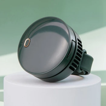 Venkovní Sportovní Mini Ventilátor Dobíjecí Ventilátor Nastavitelný Make-Up Zrcátko Na Sobě Mesh Červená Ventilátor