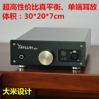 HFLLIYI RP single-ended/vyvážený hi-fi horečka high fidelity nákladově efektivní plochu sluchátkový zesilovač