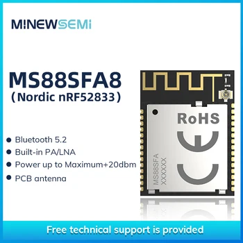 nRF52833 Bezdrátový Modul Nákladově efektivní a Low-power PA Long Range Bluetooth BLE Modulu s PCB Antény