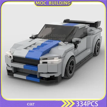 Buiding Blok Skyline GT-R R34, Superauto, Vozidla, Sport Model MOC Kreativní Cihly Hračky pro Sběr Dárky k Narozeninám