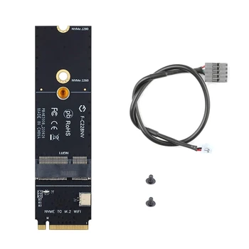 Nové NVME k WIFI Adaptéru, Karta Podporuje A+E Klíč a Ekey NGFF PCIE Bezdrátová síť karta