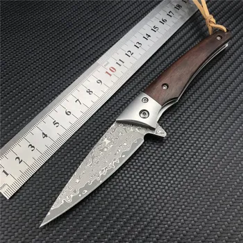 Nové VG10 Damašek Oceli Nože kuličkové Ložisko Skládací Nůž Taktické Vojenské Venkovní Přežití EDC Kudla Navas De Bolsillo