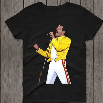 Freddie 4ever Tričko Mercury The Show Must Go On Retro Queen Bohemian Rhapsody Rocková Kapela Vintage 80s