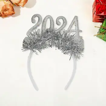 Módní Čelenky 2024 2024 Nový Rok Strana Černobílá Módní Slavnostní Pokrývky hlavy pro Krásné Vlasy Dekorace pro Tlusté