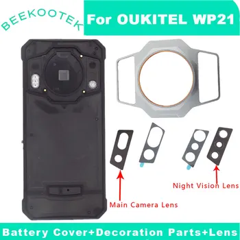 Nový OUKITEL WP21 Kryt Baterie Dekorace Kovové Části Objektivu Zadní Kamery Night Vision Camera Lens Cover Pro OUKITEL WP21 Mobil