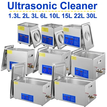 VEVOR 1.3 L 2L 3L 6L, 10L 15L 22L 30L Ultrazvuková čistička Umývat Nádobí Přenosné Pračka Diswasher Ultrazvuk Domácí Spotřebiče