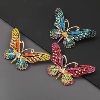Elegantní Tvar Motýla Brož pro Ženy a Dívky - Ideální pro Květiny a Dekorace