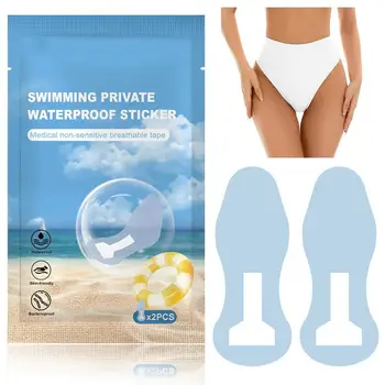 Nepromokavé Kalhotky Vložka Pro Plavání PU Jasné, Ochranné Hygienické Vložky Ultra-Tenké Plavky Nálepka Soukromé Kalhotky Vložka Pro Plavání