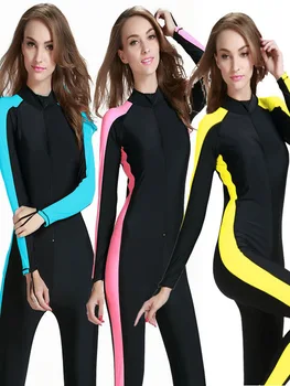 Pro Ženy s Dlouhým rukávem jednodílné plavky medúzy oblek Surf neopren Potápěčský Oblek