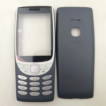 10Pcs/Lote Pro Nokia 8210 4G Plně Kompletní Mobilní Telefon Bydlení Krytu+anglická Klávesnice Opravy dílů